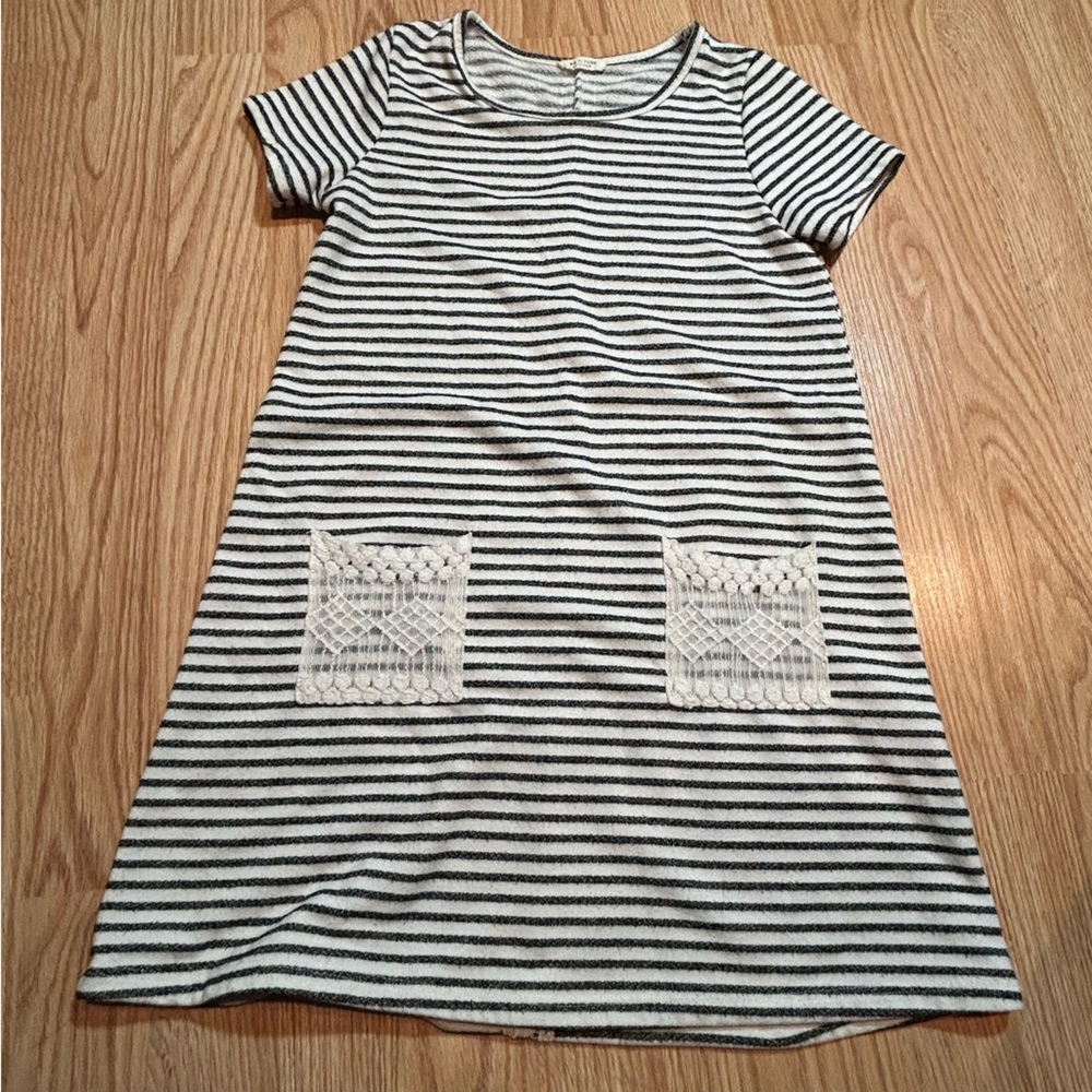 Tea‎ n rose striped dress youth medium
